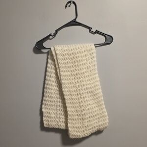 Cozy Cream Knit Scarf